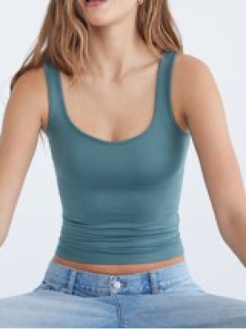 Aeropostale buttery soft seamless sweetheart tank top shirt sleeveless M